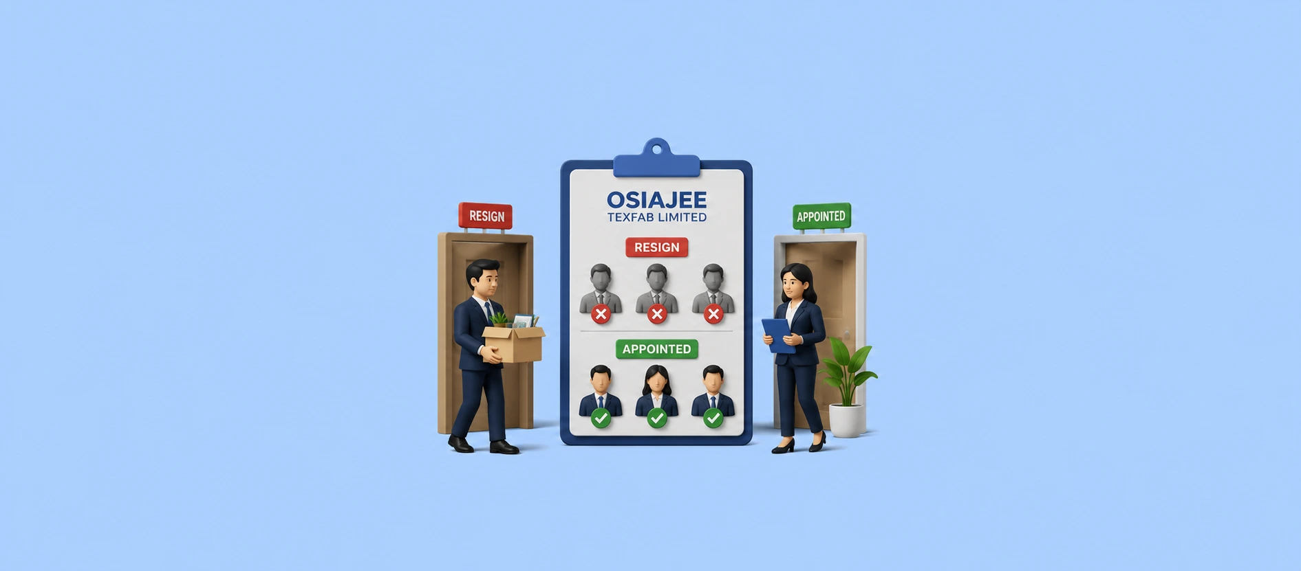 Three Independent Directors of Osiajee Texfab Limited Resign, Three New Appointed